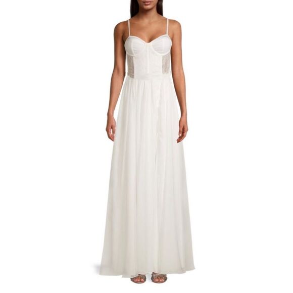 PatBo Lace Bustier Maxi Dress size 8 - Picture 1 of 11